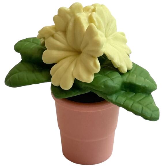 NEW American Girl Garden FLOWERS & PLANT POT Yellow Peach 2pc Doll Accessory Set - Picture 8 of 8